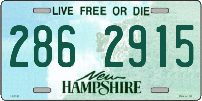 NH license plate 2862915