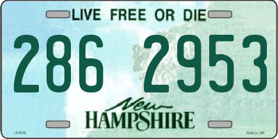 NH license plate 2862953