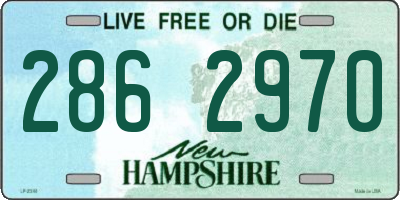 NH license plate 2862970