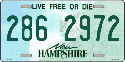 NH license plate 2862972