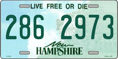 NH license plate 2862973