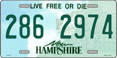 NH license plate 2862974