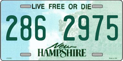 NH license plate 2862975