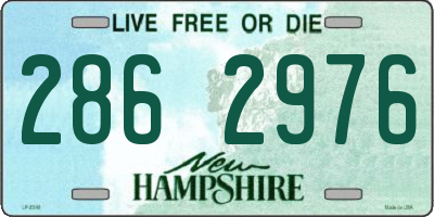 NH license plate 2862976