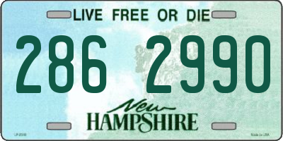 NH license plate 2862990