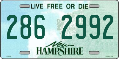 NH license plate 2862992