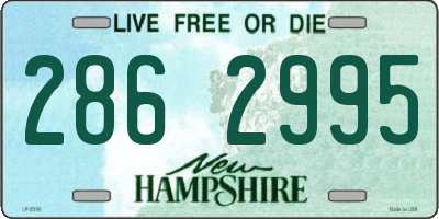 NH license plate 2862995
