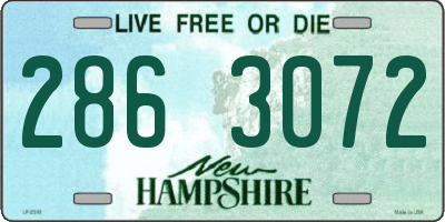 NH license plate 2863072