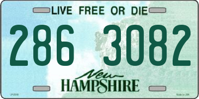 NH license plate 2863082