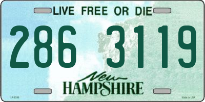 NH license plate 2863119
