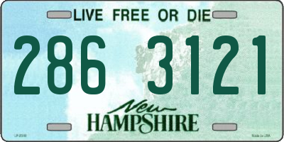 NH license plate 2863121