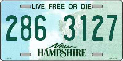 NH license plate 2863127
