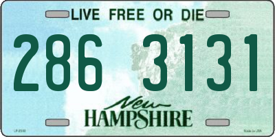 NH license plate 2863131