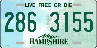 NH license plate 2863155