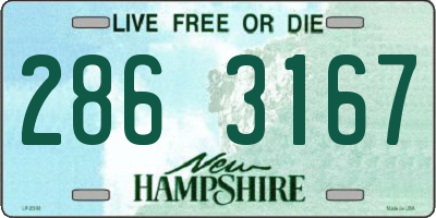 NH license plate 2863167