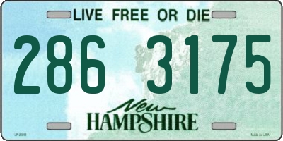 NH license plate 2863175
