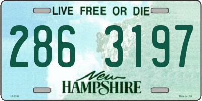 NH license plate 2863197