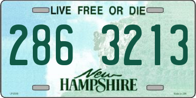 NH license plate 2863213
