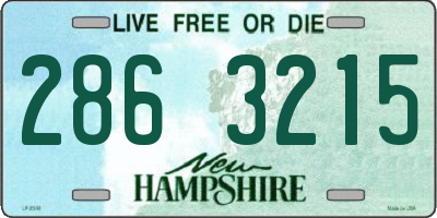NH license plate 2863215