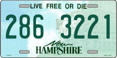 NH license plate 2863221