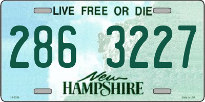 NH license plate 2863227
