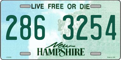 NH license plate 2863254