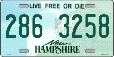 NH license plate 2863258