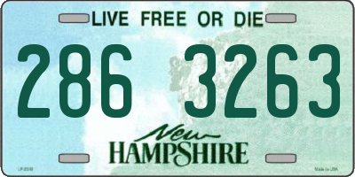NH license plate 2863263
