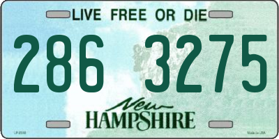 NH license plate 2863275