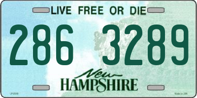 NH license plate 2863289