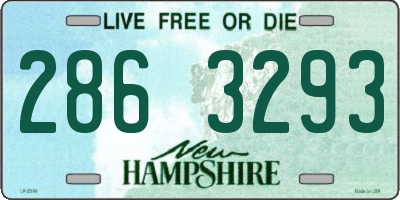 NH license plate 2863293