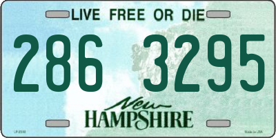 NH license plate 2863295