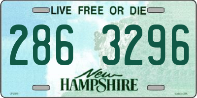 NH license plate 2863296