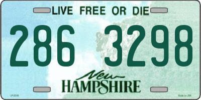 NH license plate 2863298