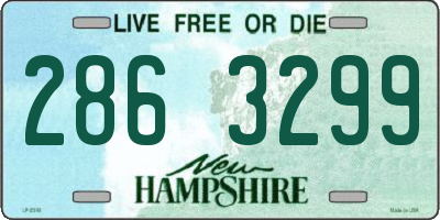 NH license plate 2863299