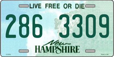 NH license plate 2863309