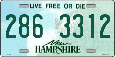 NH license plate 2863312