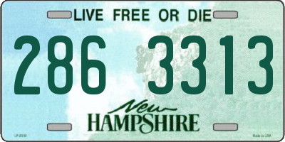 NH license plate 2863313