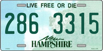 NH license plate 2863315