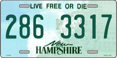 NH license plate 2863317