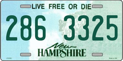 NH license plate 2863325