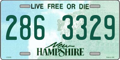 NH license plate 2863329