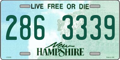 NH license plate 2863339