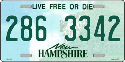 NH license plate 2863342