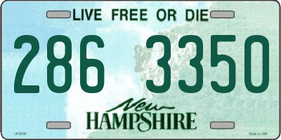 NH license plate 2863350