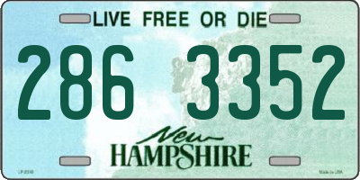 NH license plate 2863352