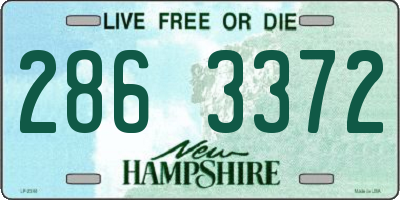 NH license plate 2863372