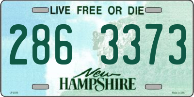 NH license plate 2863373