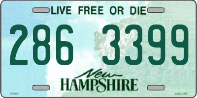NH license plate 2863399