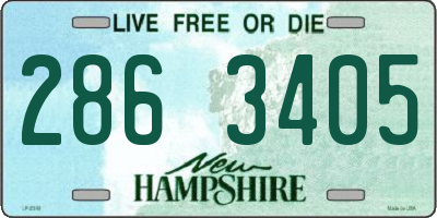 NH license plate 2863405